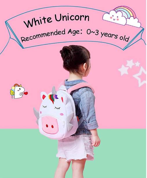 Zoi kids Bag Unicorn Plush Bag For Cute Kids 2-6 Years Plush Bag School Bag