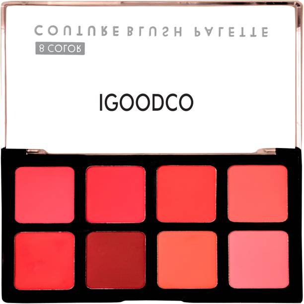IGOODCO Angel Rose Ultra Blusher,Face Makeup, Palette 8 Color Shade-02