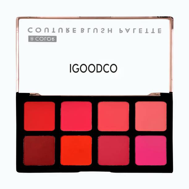 IGOODCO Angel Rose Ultra Blusher,Face Makeup Palette 8 Color Shade-01