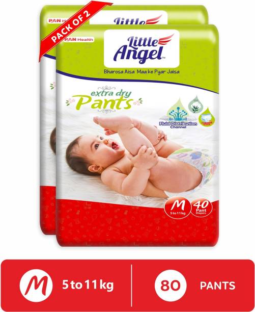 Little Angel Baby Diaper Pants (2 x 40 Pcs) - M