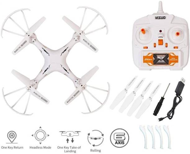 Jsk enterprise Remote Control Quadcopter 2.4 GHz 6 Axis Gyro 360° Flip Without Camera Drone Drone