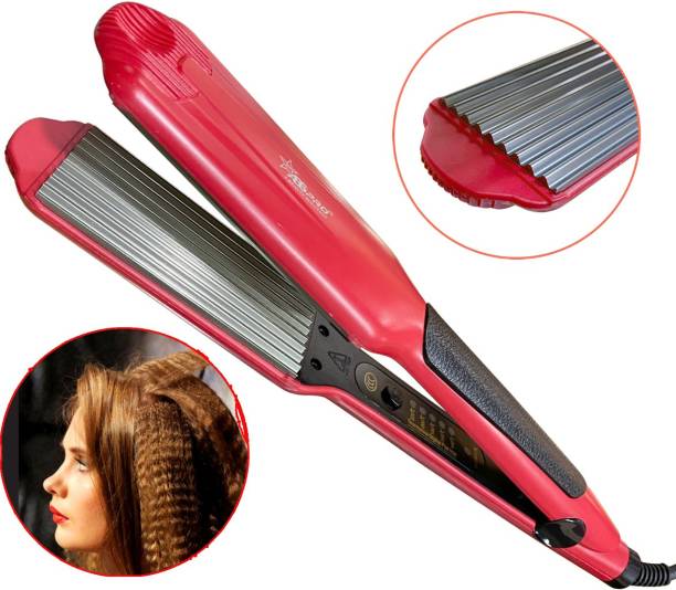 PROFESSIONAL FEEL Hair Saloon 4 X Protection Coating Electric Hair Crimper & Straightener, Curler Electric Hair Styler