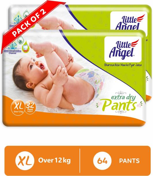 Little Angel Baby Diaper Pants (2 x 32 Pcs) - XL