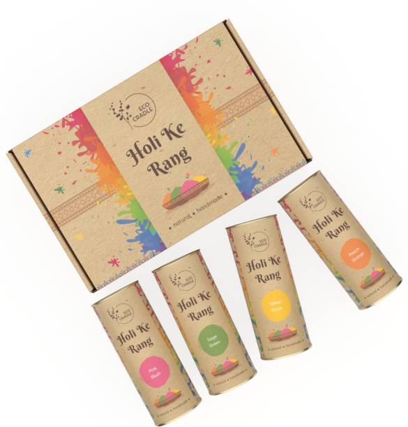 Ecocradle Holi Color Powder Pack of 4