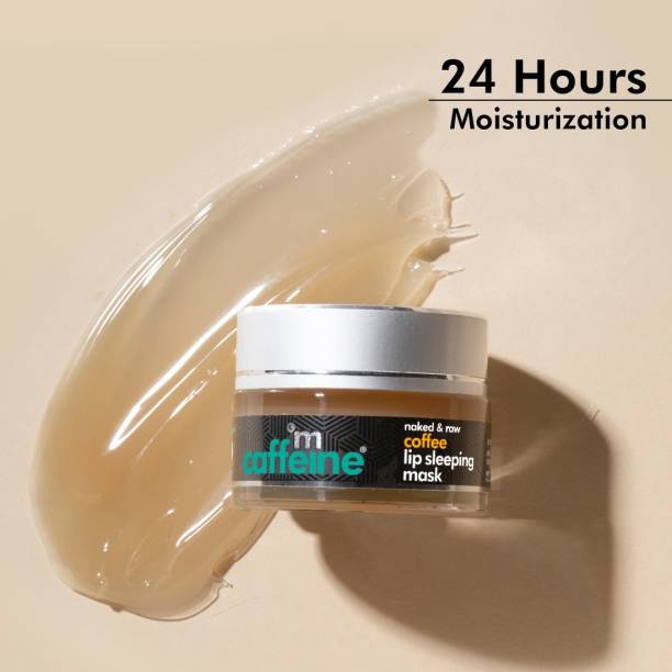 mCaffeine Coffee Lip Sleeping Mask for Hydration & Repair, 24 Hrs Moisturization with Coffee Oil and Shea Butter