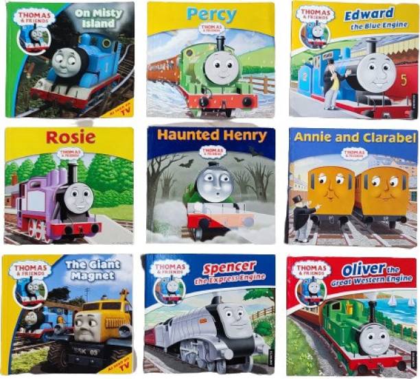Thomas & Friends Set Of 9 Story Books, Thomas Story Lib...