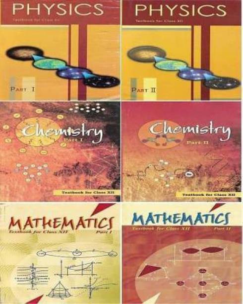NCERT Class 12th Physics ,Chemistry ,Maths Part 1&2, Set Of 6 Book