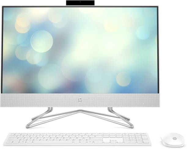 HP All-in-One Core i3 (8 GB DDR4/512 GB SSD/Windows 11 Home/23.8 Inch Screen/24-df1530in Bundle PC) with MS Office