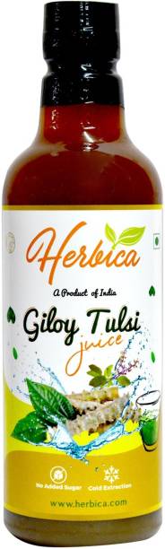 Herbica Giloy Tulsi Juice | Pure & Natural | Juice for Building Immunity
