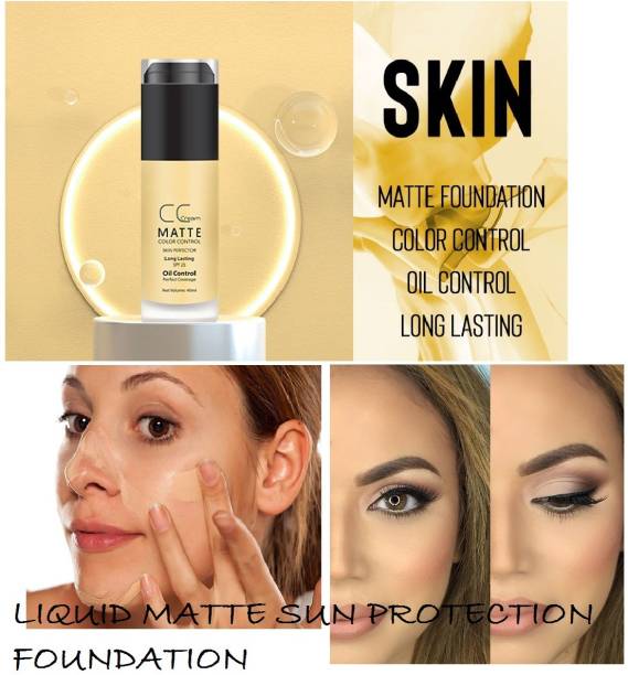 imelda MATTE CC LIQUID NORMAL TO OILY SKIN DAILY USE FOUNDATION Foundation
