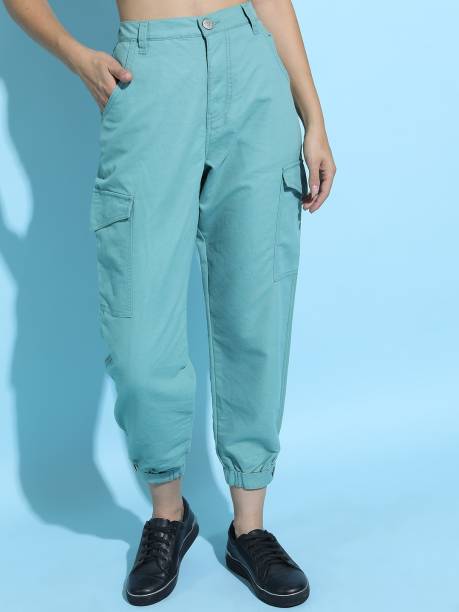 Tokyo Talkies Jogger Fit Women Light Green Jeans