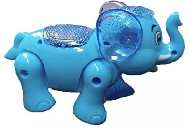 lifestylesection Clever Elephant Toy with Light and Sound.(Assorted Color)