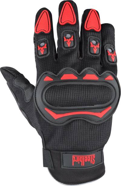 Steelbird Bike Riding Gloves with Touch Screen Sensitivity at Thumb and Index Fingers Riding Gloves
