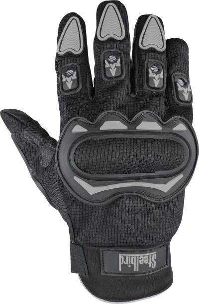 Steelbird Bike Riding Gloves with Touch Screen Sensitivity at Thumb and Index Finger Riding Gloves