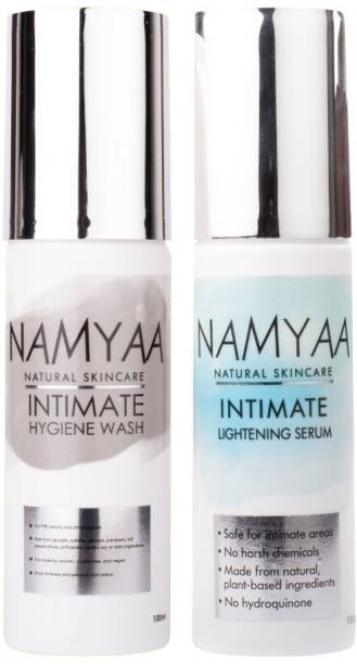 Namyaa Intimate care therapy(Intimate lightening serum 100gm+Intimate Wash-with tea tree oil 100gm) Intimate Wash