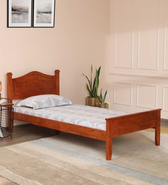 pepperfry wooden cot