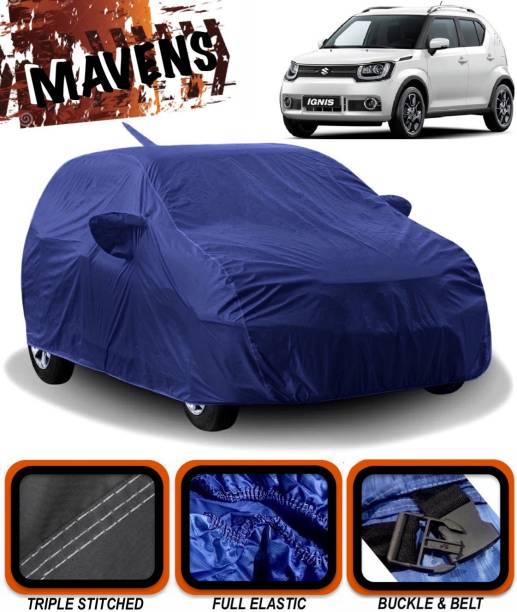 MAVENS Car Cover For Maruti Suzuki Ignis (With Mirror Pockets)