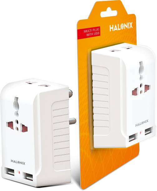 HALONIX Multi Plug with USB Multi plug with USB Power Plug