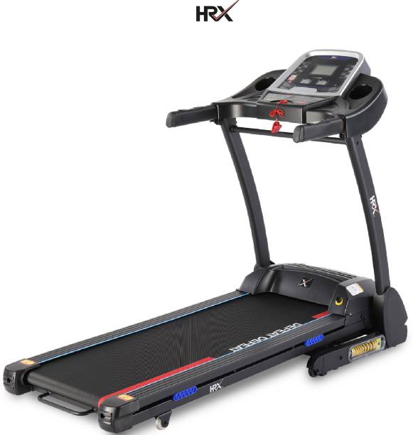 HRX Runner Pro Treadmill with Auto Incline ,3 Hp Peak foldable Treadmill
