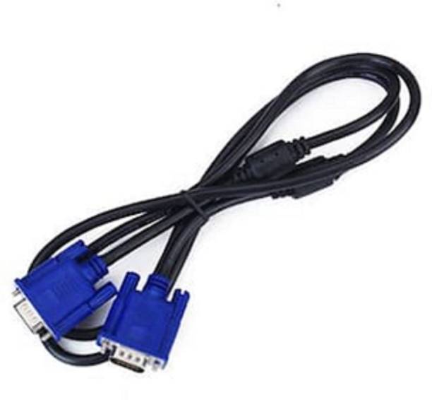 TECHON  TV-out Cable Cable 1.5 M 15 Pin VGA Cable for Laptop, PC