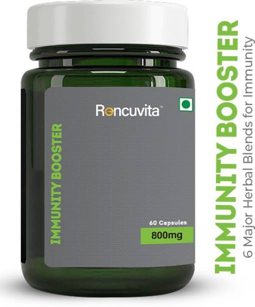 RONCUVITA Immunity Booster Capsules for Adults, 800 mg 60 cap Vitamin C Immune Supplement
