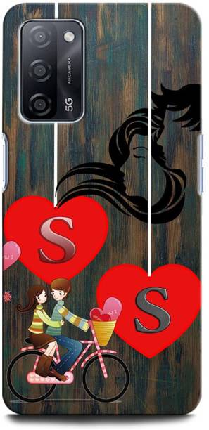 ORBIQE Back Cover for OPPO A53s 5G SS, S LOVE, S LETTER, SS NAME