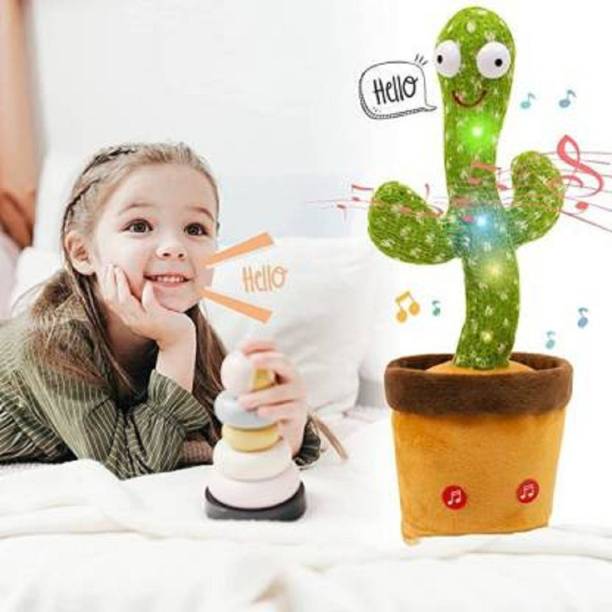 KRITAM Dancing Cactus Toy Repeat Talking Dancing Cactus Toy Repeat+Recording+Dance+Sing