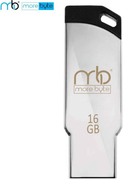 MOREBYTE 16gb 2.0 USB Pen Drive with Metal Body External Storage Device mb-fb-1016 16 GB Pen Drive