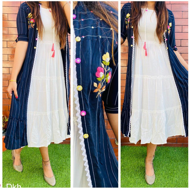 Aggregate 89+ kurti with long shrug flipkart thtantai2