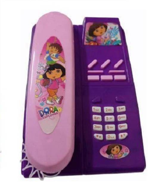3 Jokers Musical Toy Telephone for Kids, Girls, Boys Toy Phone (Color as per stock)
