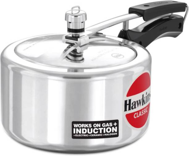HAWKINS CLASSIC 3.0 LITRE WIDE INDUCTION BASE PRESSURE COOKER 3 L Induction Bottom Pressure Cooker