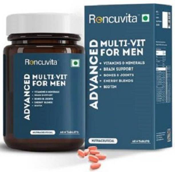 RONCUVITA Multivitamins for Men, with Biotin For Brain Support, Bones & Joints
