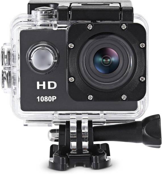 Visicube GoPro Action Camera Sports Camera 1080P Wide Angle and MULTI-LANGUAGE with waterproof case Sports and Action Camera