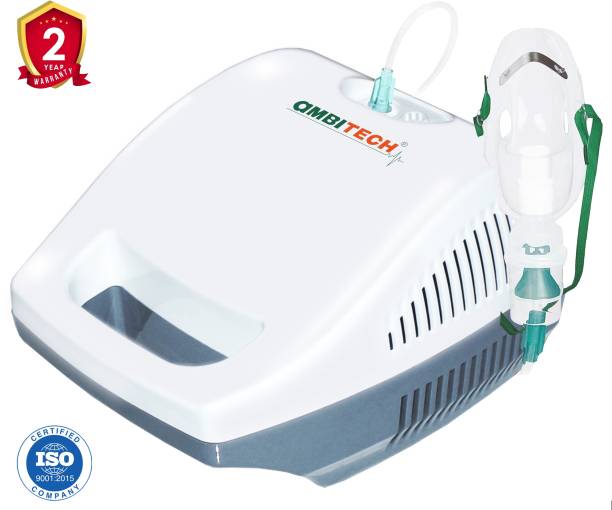 AMBITECH Compressor Nebulizer Machine for Adults & Kids ( 2 Year Warranty, Made in India) Nebulizer