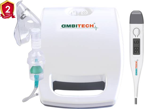 AMBITECH AMBINC-11 Compressor Nebulizer Machine for Baby Adults Kids (Made in India) (1 Year Warranty ) Nebulizer
