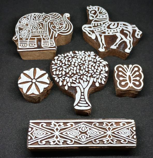Reniq Art 256 Wooden Printing Block Stamps Hand Carved Printing Blocks Printing Blocks