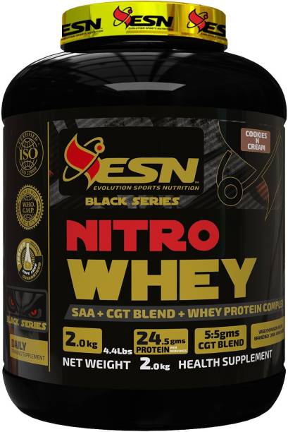 ESN Black Series Nitro Whey Health Supplement - 2 kg (C...