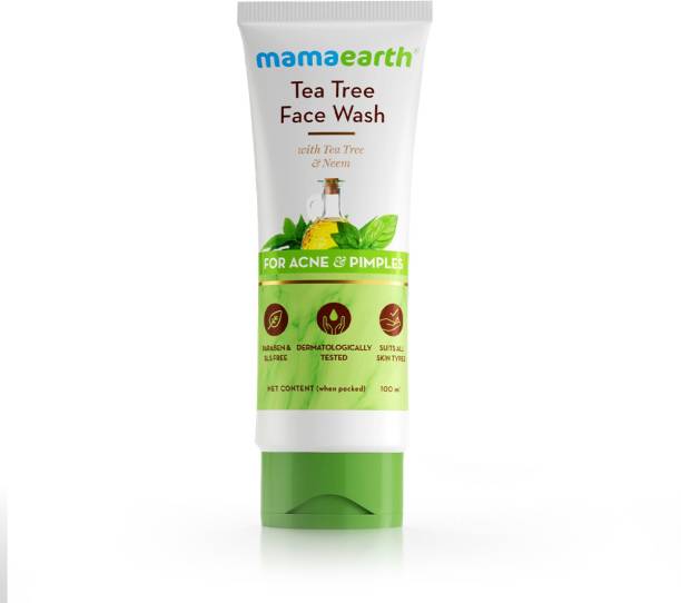 MamaEarth Tea Tree Natural  with Neem for Acne & Pimples Face Wash