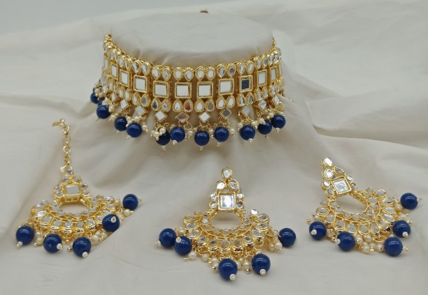 Blue Single NoName costume jewellery set WOMEN FASHION Accessories Costume jewellery set Blue discount 68% 