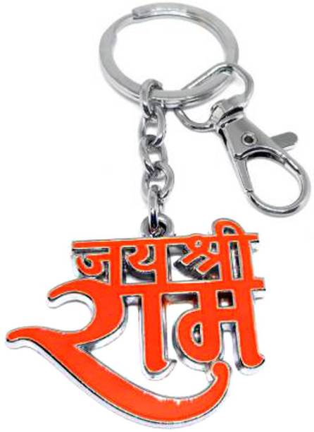 AFH Jay Shree Ram Religious Gifting Hook Key Charm Key Chain Key Chain