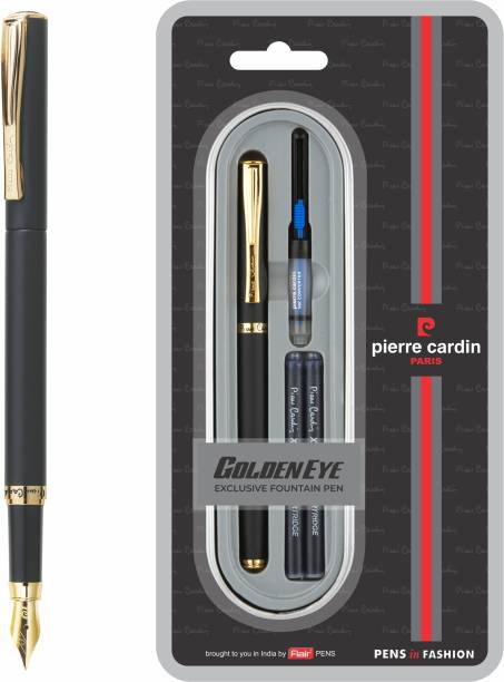 PIERRE CARDIN Golden Eye Matte Black Fountain Pen