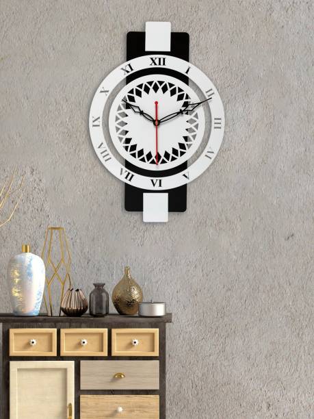 MILTO Analog 39 cm X 29 cm Wall Clock
