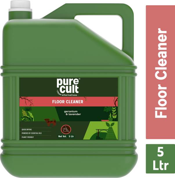 PureCult Floor Cleaner 5 Ltr Infused with Geranium & Lavender Essential oils