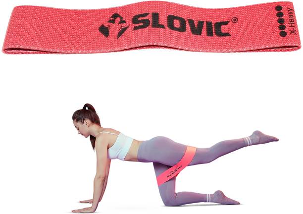 SLOVIC Fabric Resistance Band |Resistance Mini Loop (X-Heavy) Fitness Band
