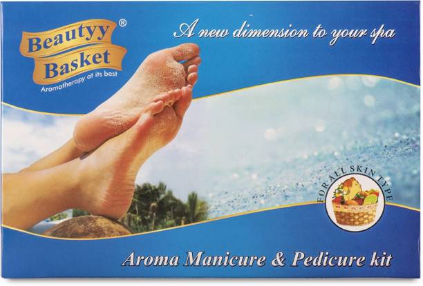 beauty basket Aroma Manicure And Pedicure Kit, For Women, Facial Kit, Natural, All Skin Types