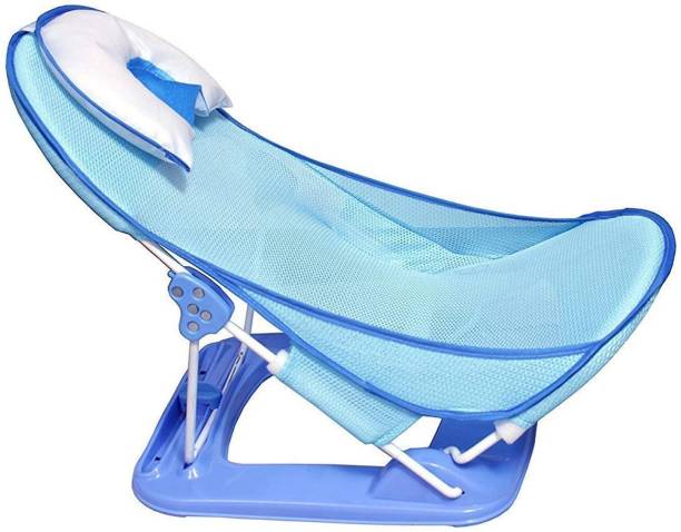 Little Funky Baby Bather for Newborn and Infants, Compact and Foldable, 0 - 6 Months Baby Bath Seat