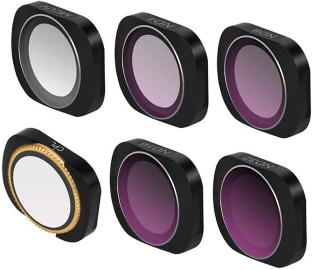 amiciCare 6Pcs Lens Filter for DJI OSMO Pocket, MCUV/ CPL/ ND4/ ND8/ ND16/ ND32 Variable ND Filter