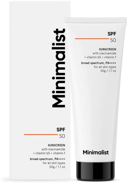 Minimalist Multi Vitamin Face Sunscreen for Complete Sun Protection - SPF 50 PA++++