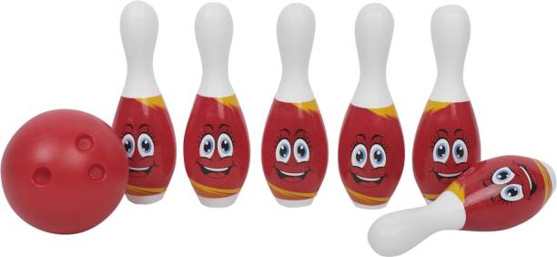 My NewBorn 6 Pin and 1 Ball Set Bowling Toys Kids | Indoor Outdoor Fun Learning Game Bowling