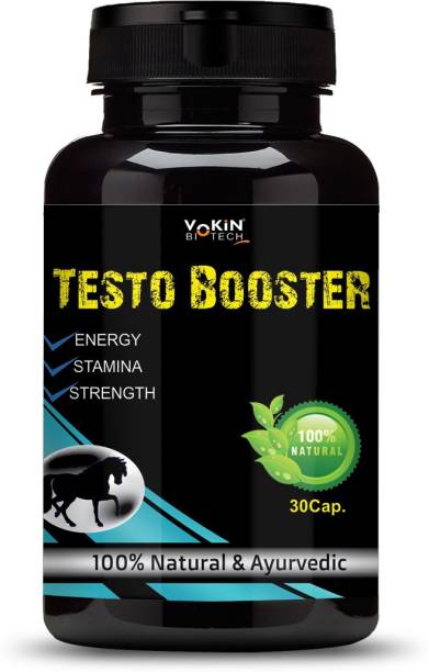 Vokin Biotech Testo Booster Capsules Energy | Stamina | Strength